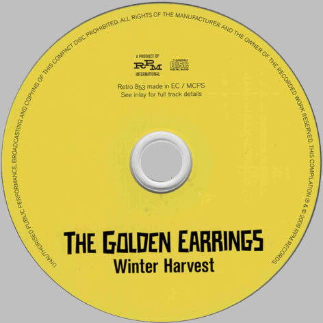 Golden Earring Winter Harvest UK cd re-release RPM label 2009